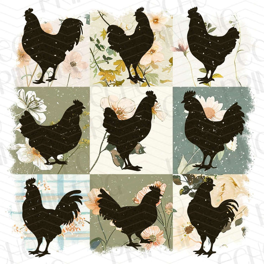 FRMG 44 – SILHOUETTE ROOSTER GRID