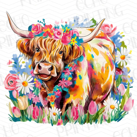 FRM 49 – RAINBOW HIGHLAND COW