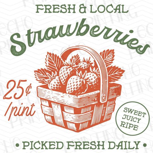 FRM  53 - FRESH & LOCAL STRAWBERRIES