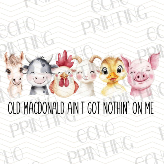 FRM 80 – OLD MACDONALD AIN’T GOT NOTHIN ON ME