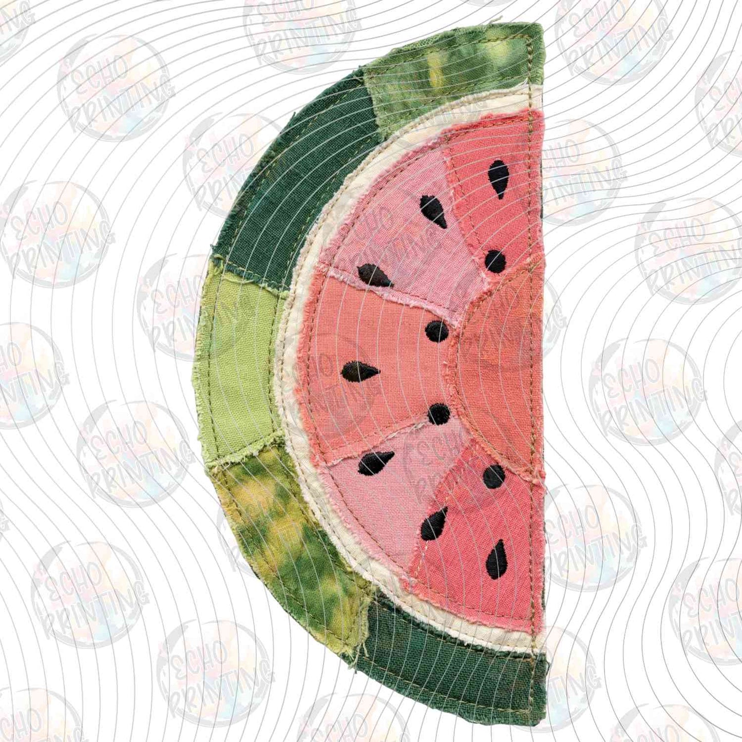 FRTS 3 - QUILTED WATERMELON SLICE