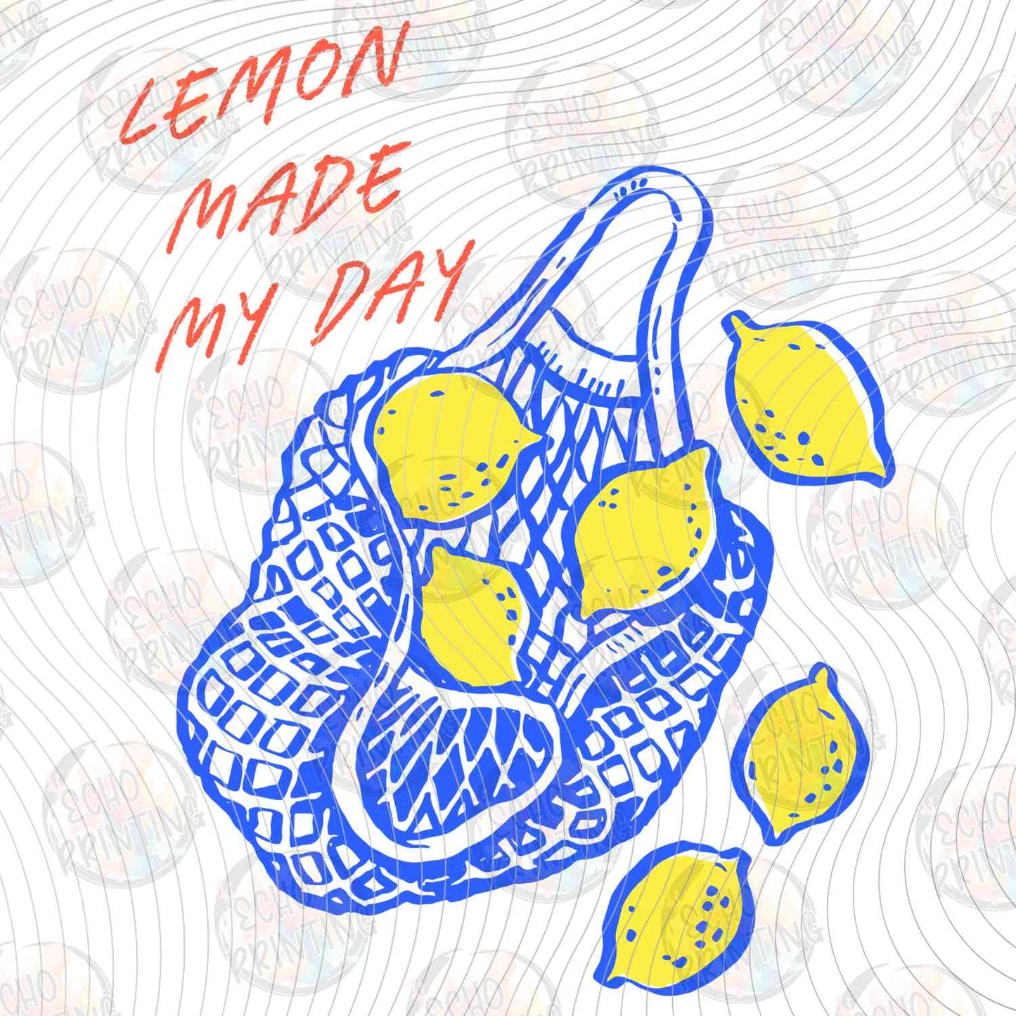 FRTS 46 - LEMON MADE MY DAY TOTE BAG