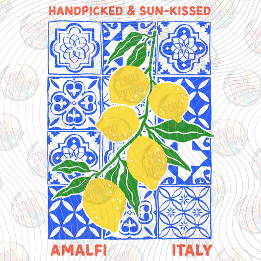 FRTS 53 - HANDPICKED LEMONS AMALFI ITALY TILE