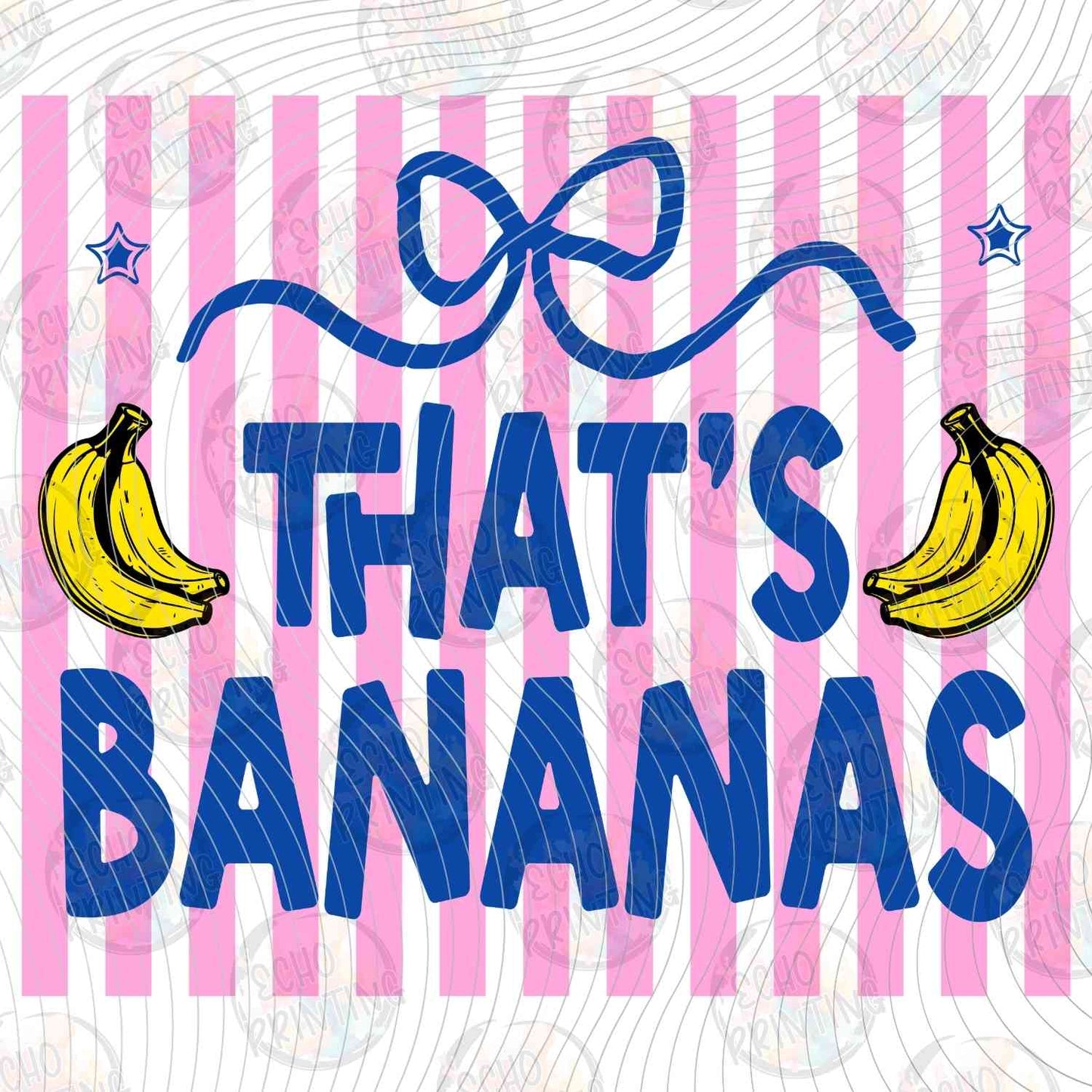 FRTS 54 - THATS BANANAS PINK AND BLUE STRIPES