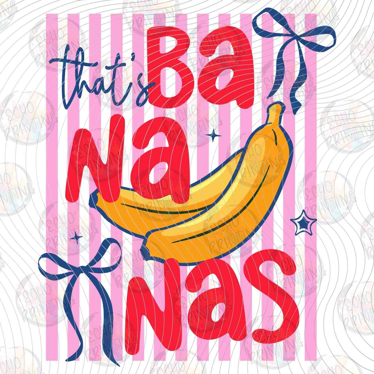 FRTS 58 - THATS BANANAS PINK TEXT