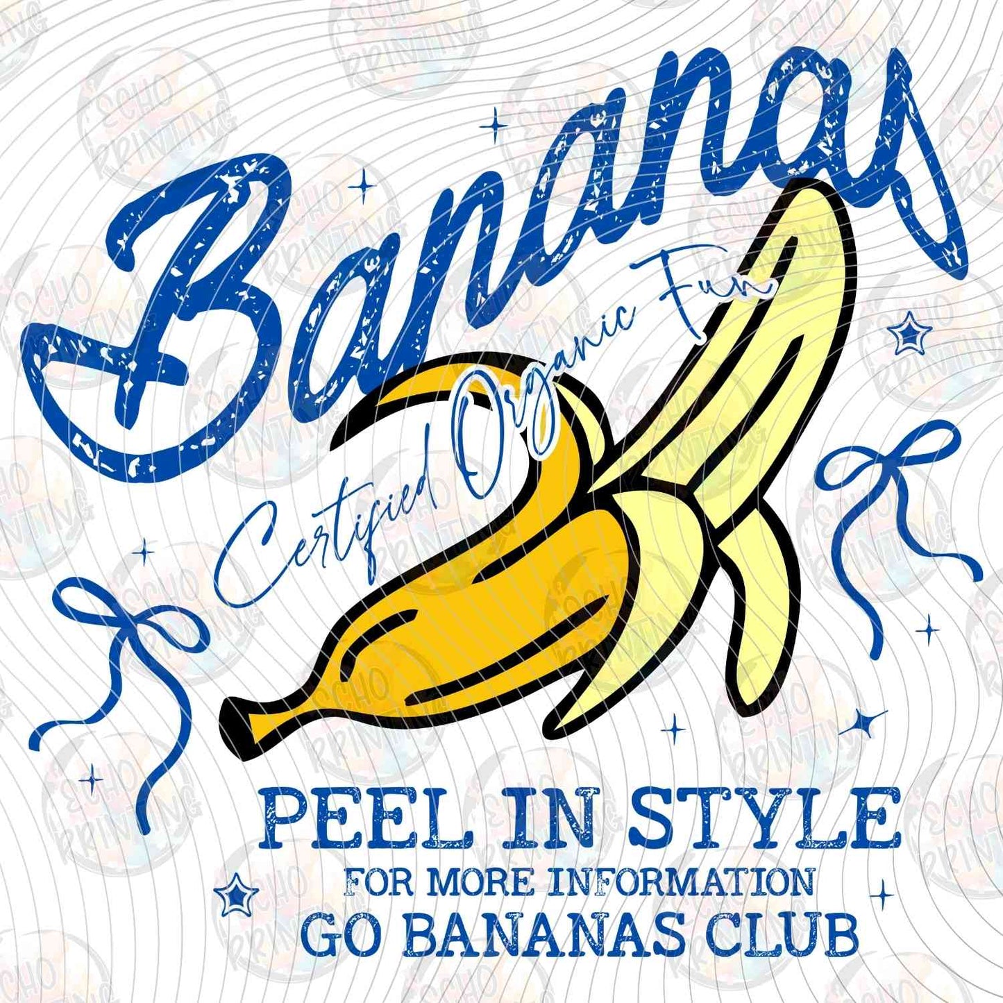 FRTS 62 - BANANAS PEEL IN STYLE BLUE