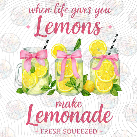 FRTS 67 - WHEN LIFE GIVES YOU LEMONS MAKE LEMONADE JARS