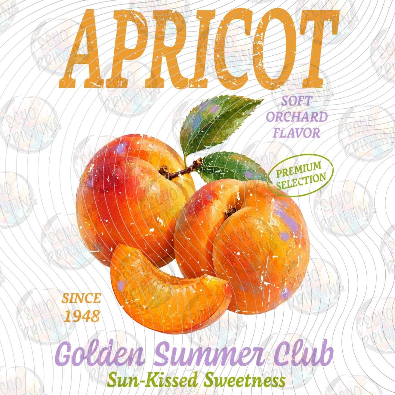 FRTS 94 - APRICOT VINTAGE FRUIT LABEL