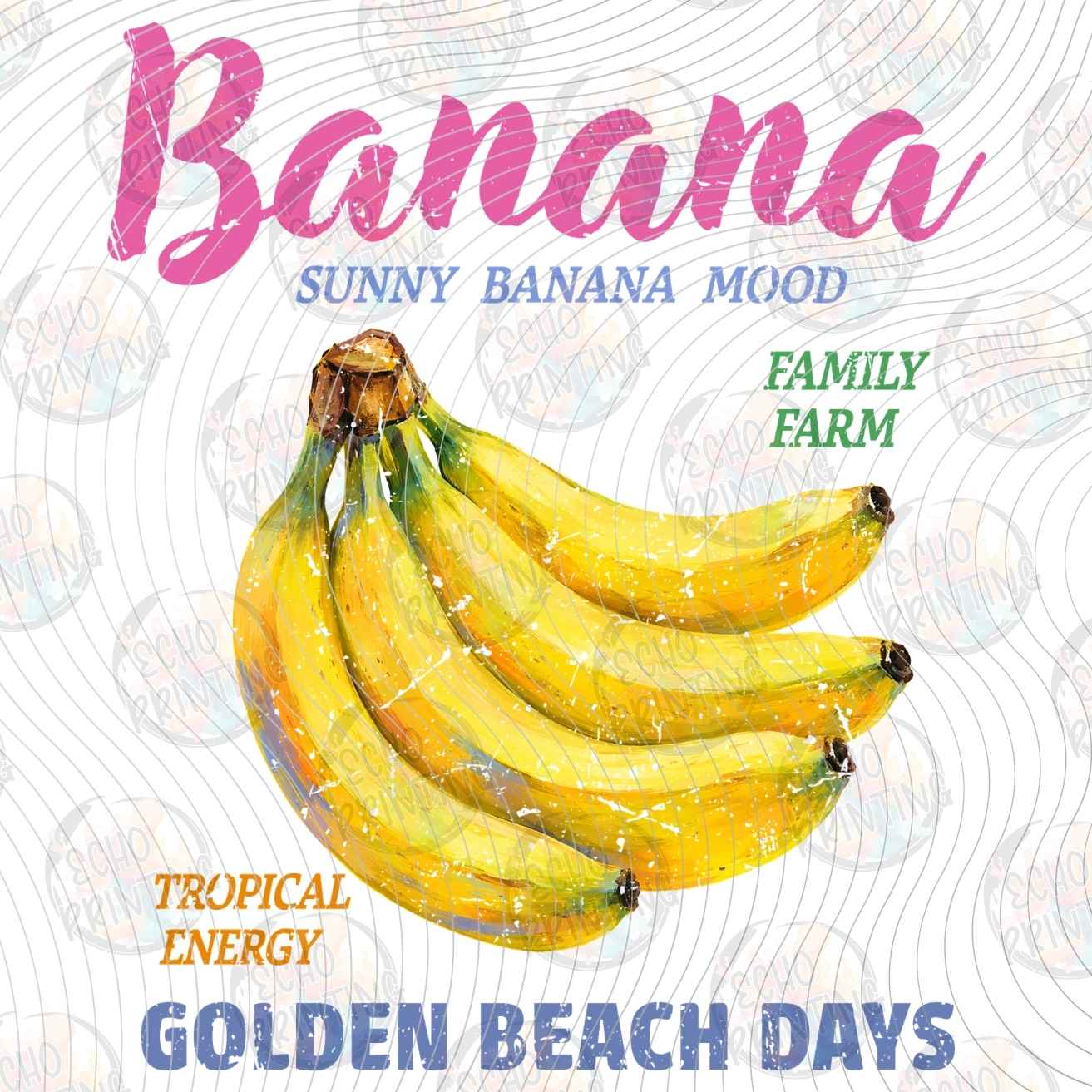 FRTS 95 - BANANA VINTAGE FRUIT LABEL