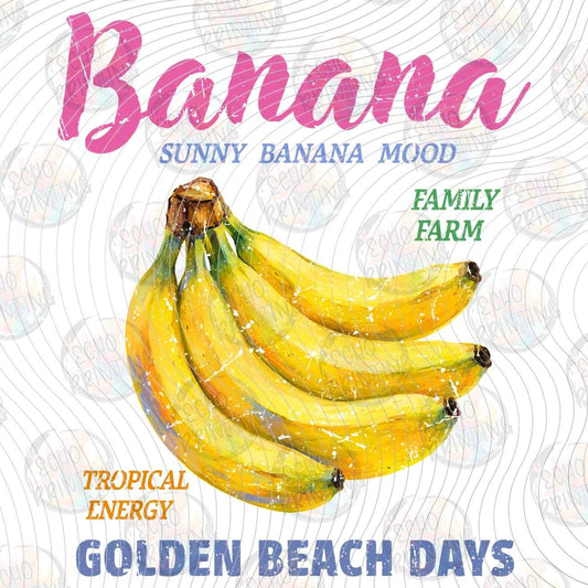 FRTS 95 - BANANA VINTAGE FRUIT LABEL