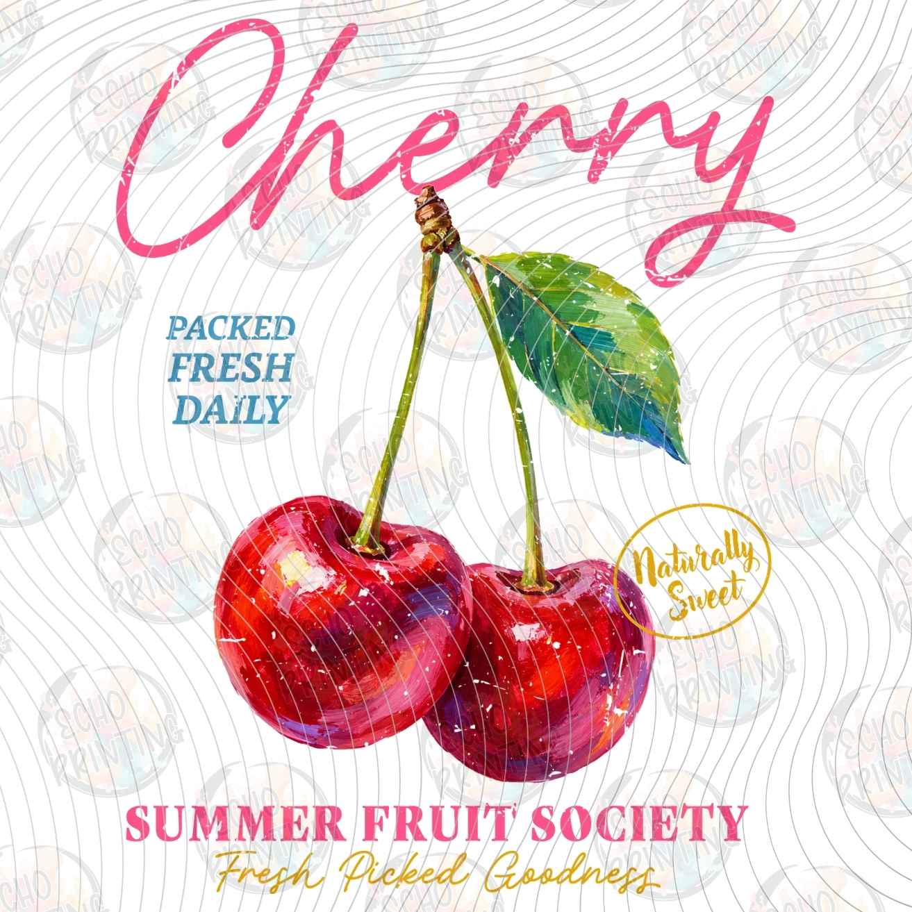FRTS 97 - CHERRY VINTAGE FRUIT LABEL