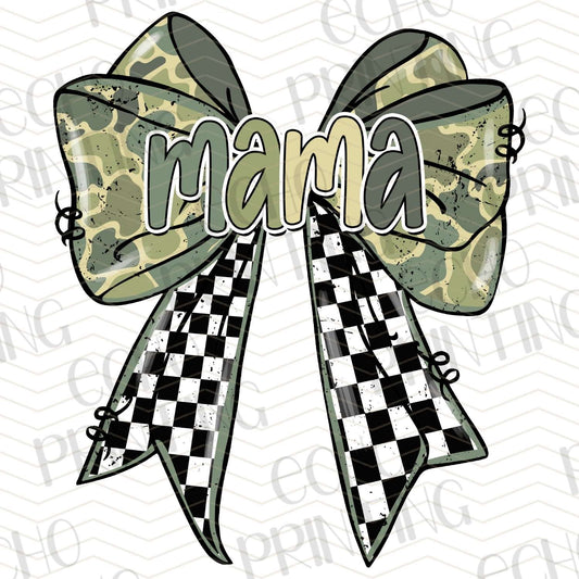 FSHT 17 – MAMA CHECKERED BOW
