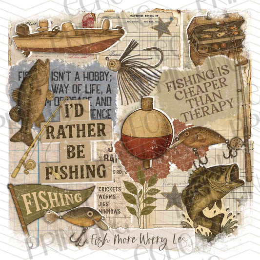 FSHT 278 - RUSTIC FISHING MAP