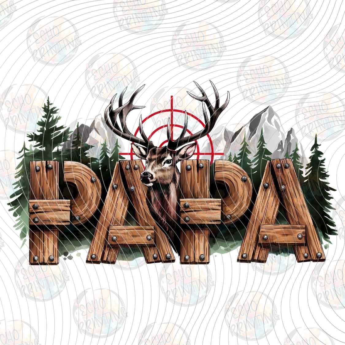 FSHT 412 - PAPA CAMO LETTERS