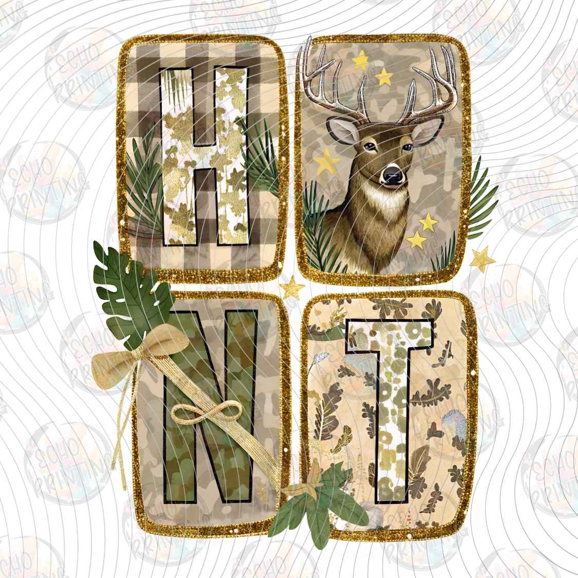FSHT 471 - BONE DEER LETTERS