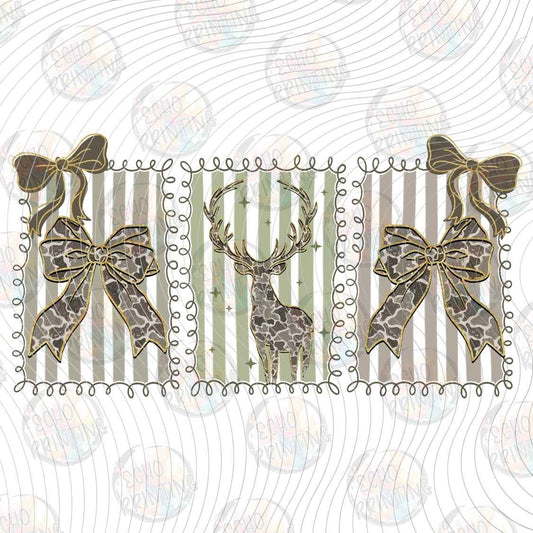 FSHT 475 - DEER ANTLER PATTERN