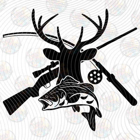 FSHT 479 - DEER FISHING RODS