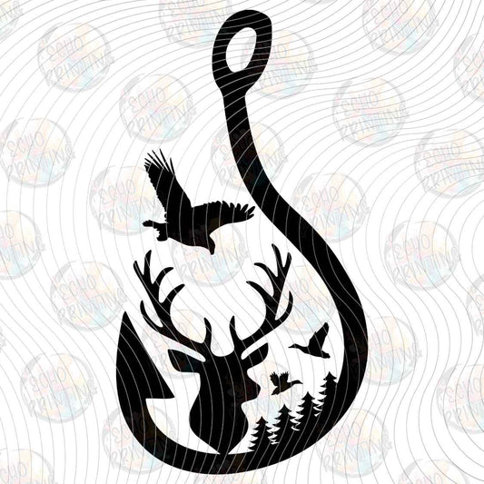 FSHT 491 - FISH HOOK DEER