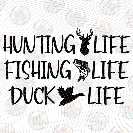 FSHT 516 - HUNTING FISHING DUCK LIFE
