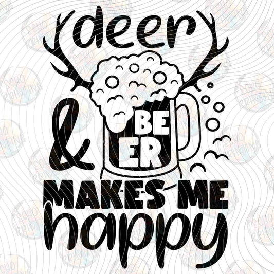 FSHT 547 - DEER MAKES ME HAPPY