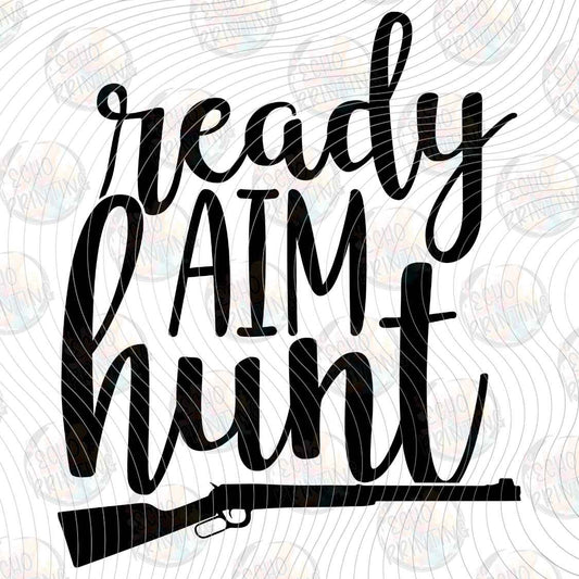 FSHT 562 - READY AIM HUNT LETTERING