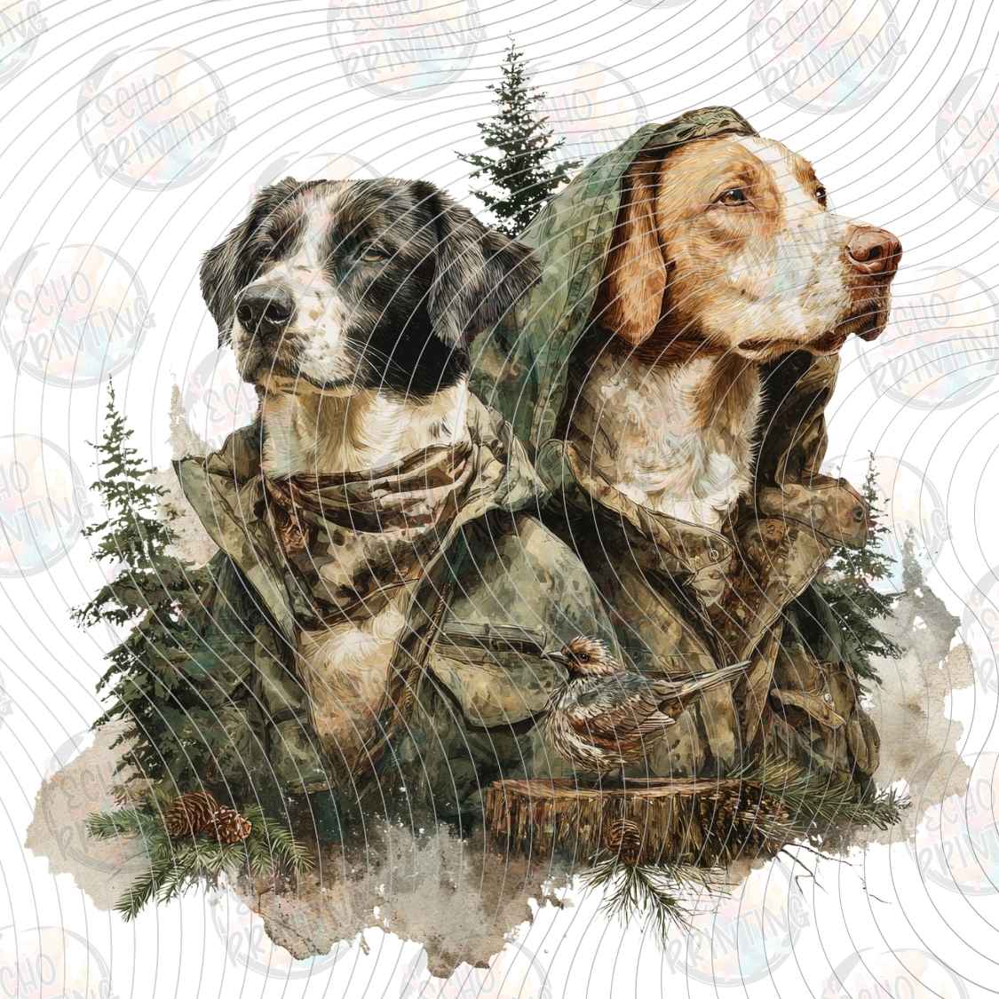 FSHT 586 - HUNTING DOGS FOREST