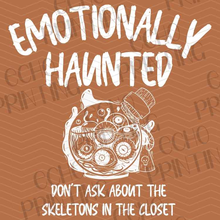 FSSG 1002 - EMOTIONALLY HAUNTED SKELETON HUMOR