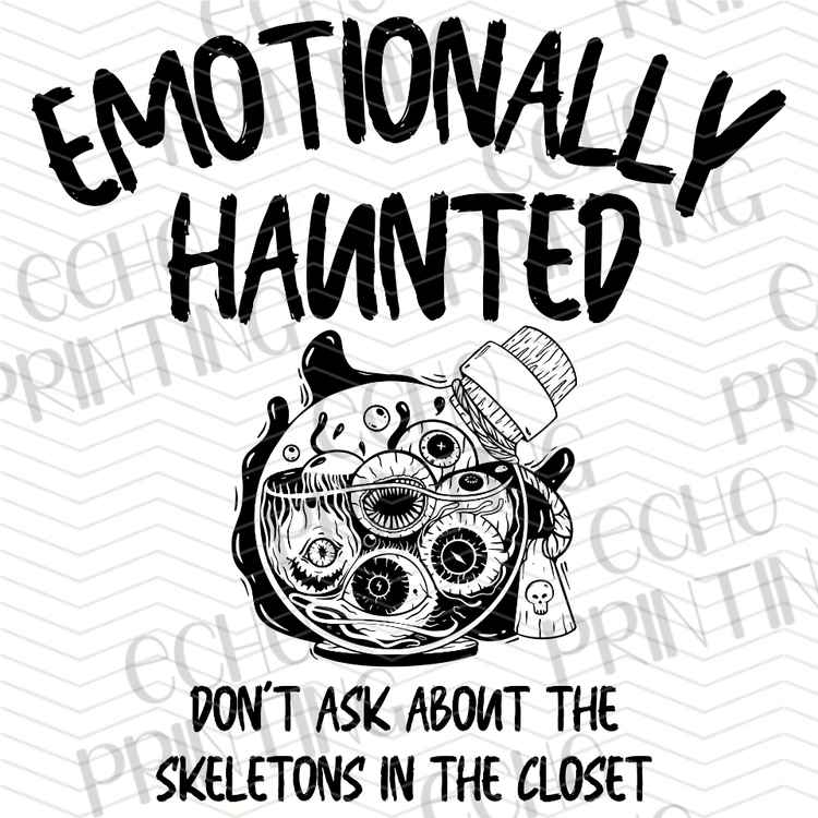 FSSG 1003 - EMOTIONALLY HAUNTED SKELETON HUMOR