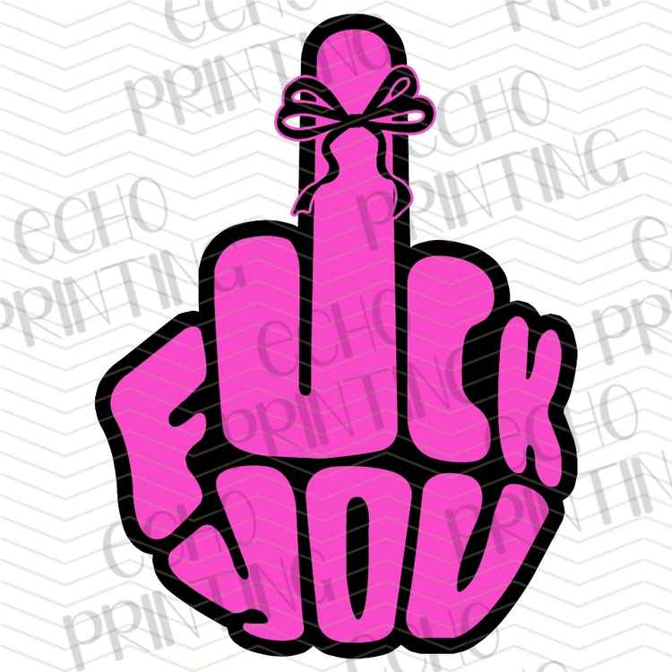 FSSG 1024 - PINK MIDDLE FINGER