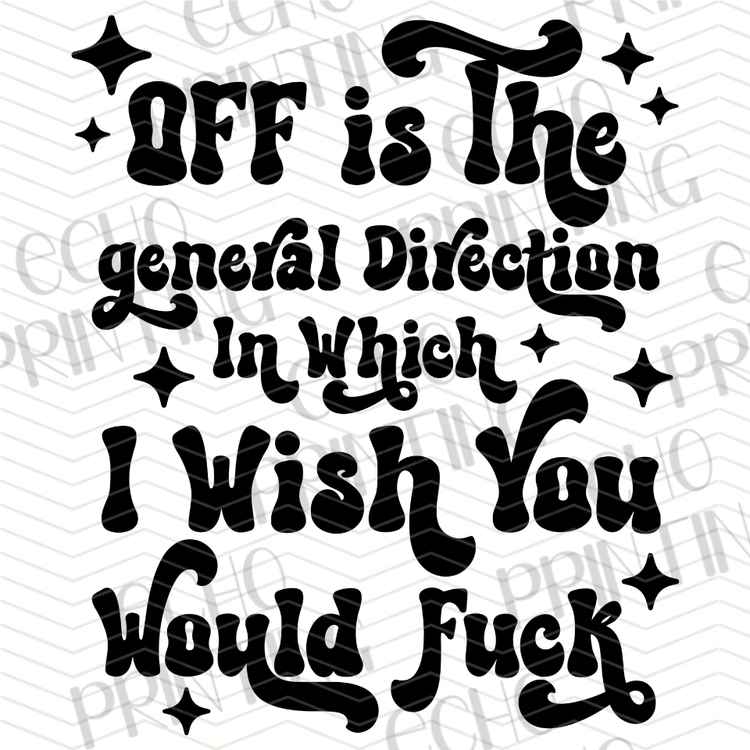 FSSG 1041 - OFF IS MY FAVORITE DIRECTION