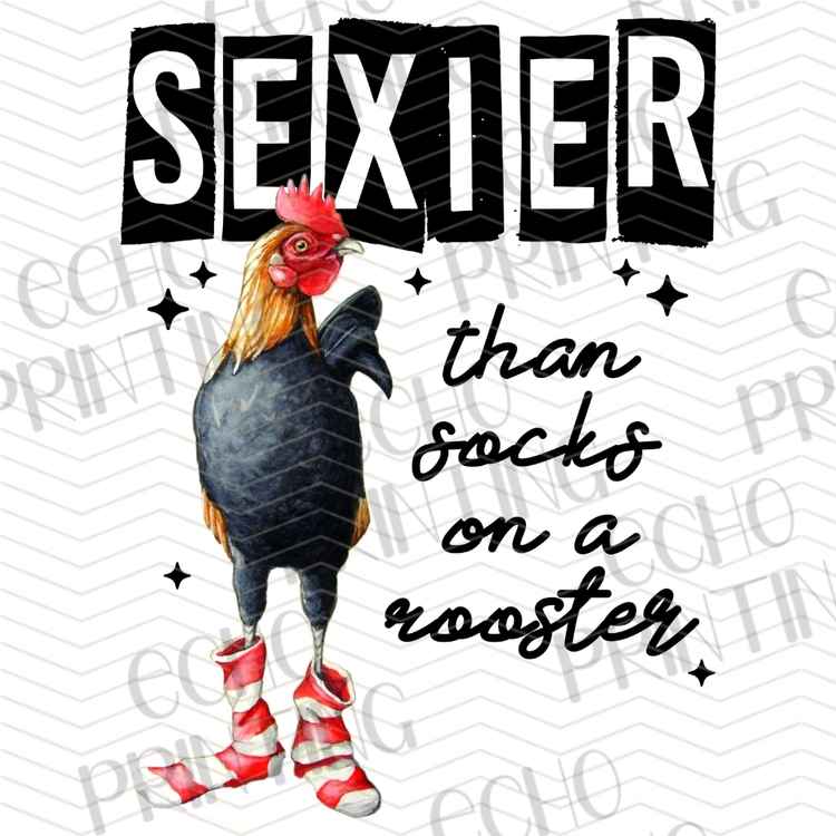 FSSG 1109 - SEXIER THAN SOCKS ON ROOSTER