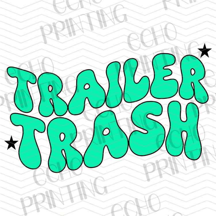 FSSG 1162 - TRAILER TRASH RETRO LETTERING