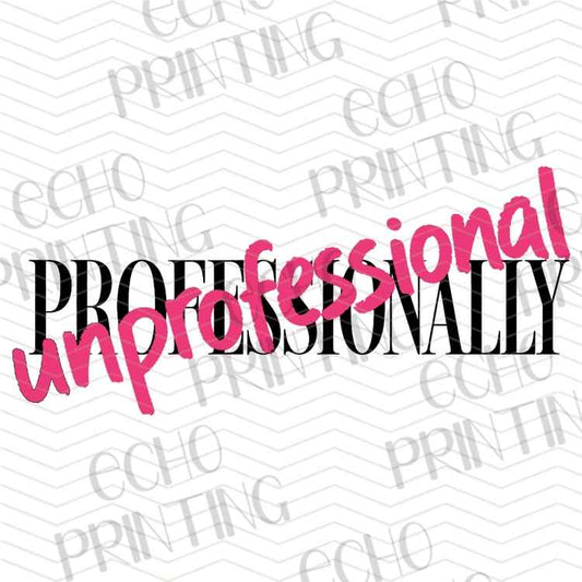 FSSG 1191 - PROFESSIONAL UNPROFESSIONALLY