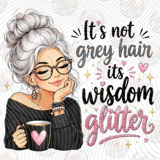FSSG 1225 - GREY HAIR GLITTER WISDOM