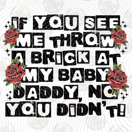 FSSG 1324 - THROW A BRICK HUMOR