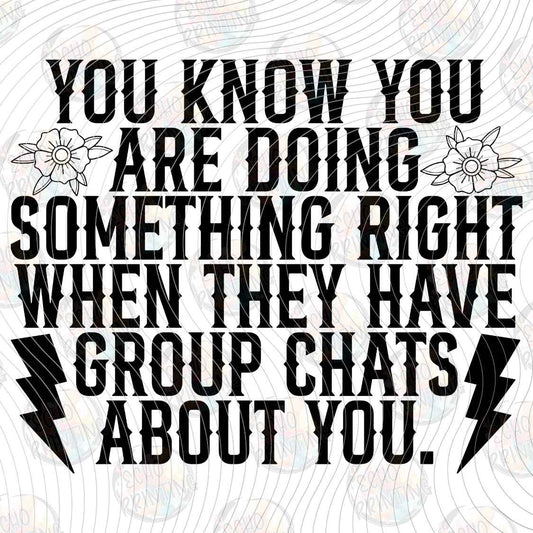 FSSG 1342 - YOU KNOW YOU ARE DOING RIGHT