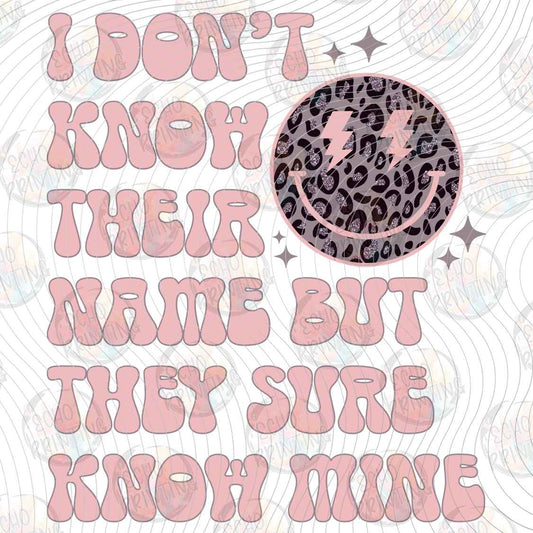 FSSG 1376 - I DONT KNOW THEM