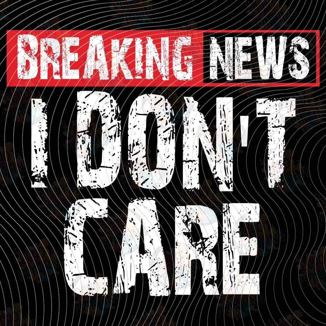 FSSG 1483 - BREAKING NEWS I DONT CARE