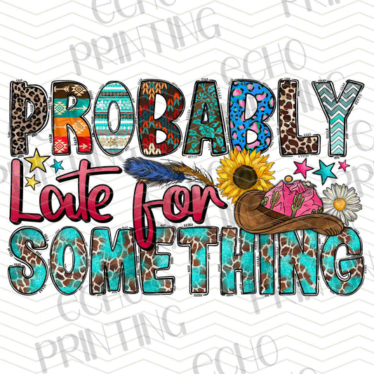 FSSG 505 - PROBABLY LATE FOR SOMETHING