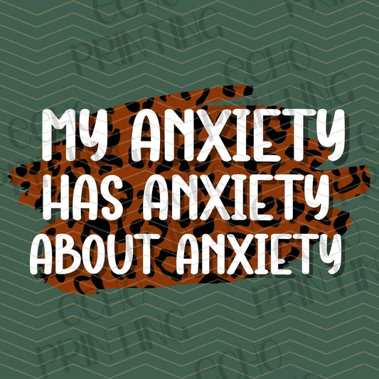 FSSG 553 – MY ANXIETY HAS ANXIETY ABOUT ANXIETY