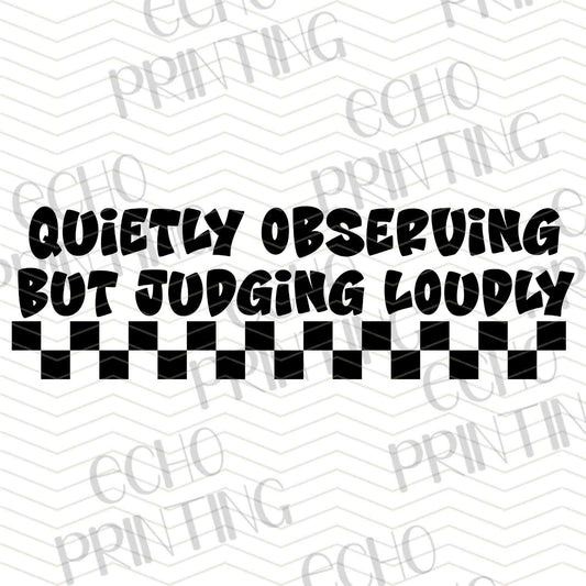 FSSG 560 – QUIETLY OBSERVING BUT JUDGING LOUDLY
