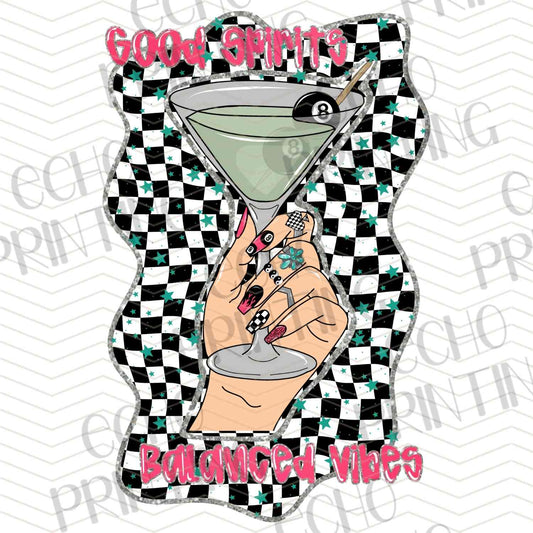 FSSG 585 - MARTINI CHECKERBOARD DRINK
