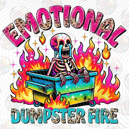 FSSG 602 - EMOTIONAL DUMPSTER FIRE SKELETON