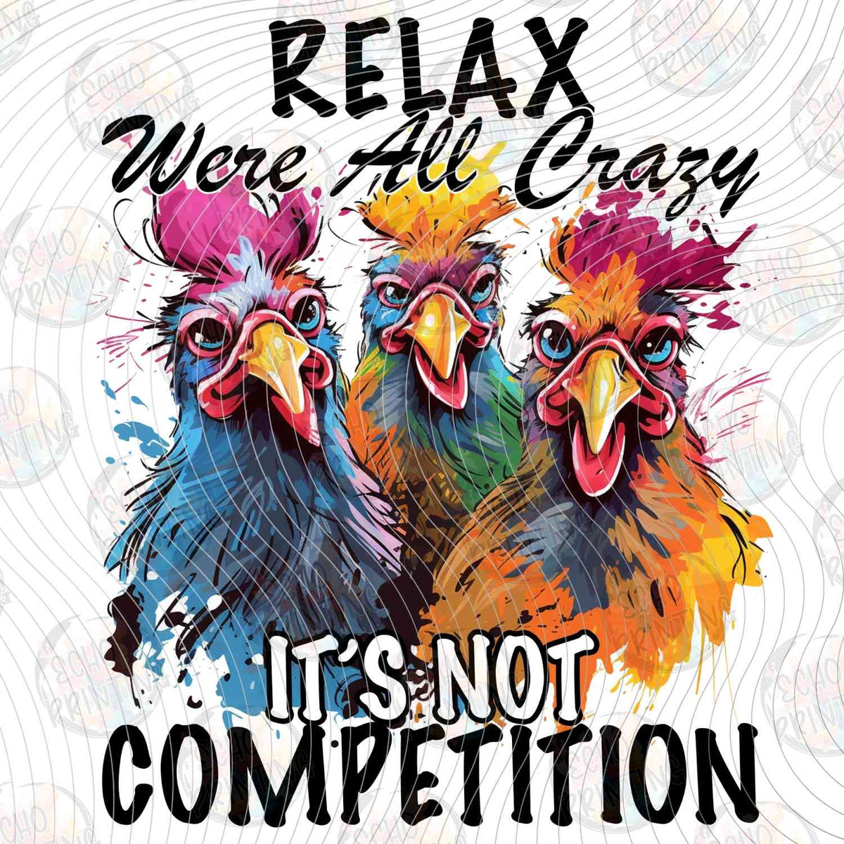 FSSG 610 - RELAX WERE ALL CRAZY ITS NOT COMPETITION