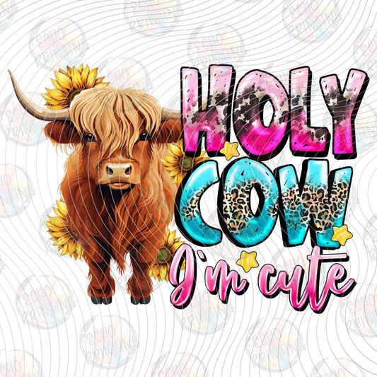 FSSG 614 - HOLY COW IM CUTE HIGHLAND COW