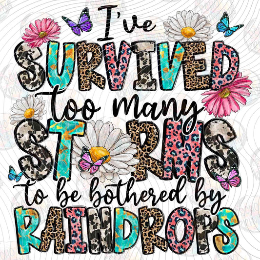 FSSG 634 - IVE SURVIVED TOO MANY STORMS TO BE BOTHERED BY RAINDROPS
