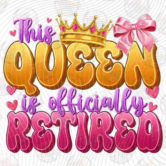 FSSG 649 - THIS QUEEN RETIRES CROWN