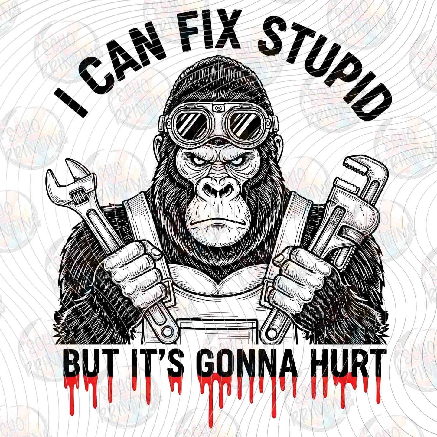 FSSG 695 - I CAN FIX STUPID BUT ITS GONNA HURT