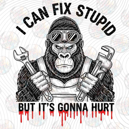 FSSG 695 - I CAN FIX STUPID BUT ITS GONNA HURT