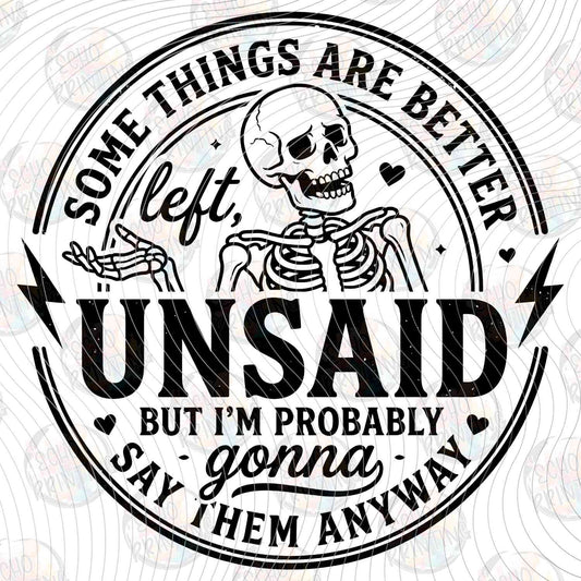 FSSG 697 - SOME THINGS ARE BETTER LEFT UNSAID